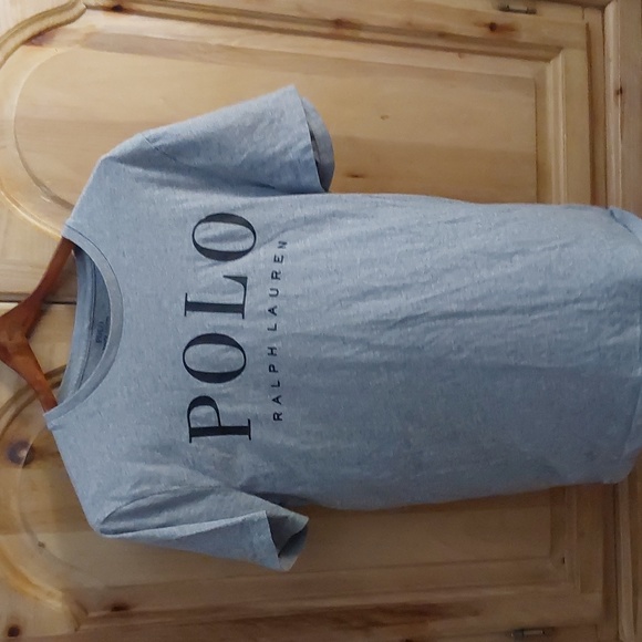 POLO RALPH LAUREN CUSTOM SLIM FIT TSHIRT SIZE M BLK/ GRAY - Picture 1 of 3